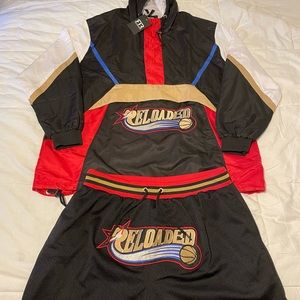 Reloaded 76ers windbreaker and shorts. (Omi in a Hellcat) original clothing